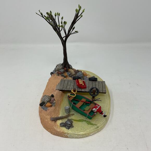 Dept 56 Fishing At Trout Lake Village Accessories Christmas 53110 - Picture 3 of 13